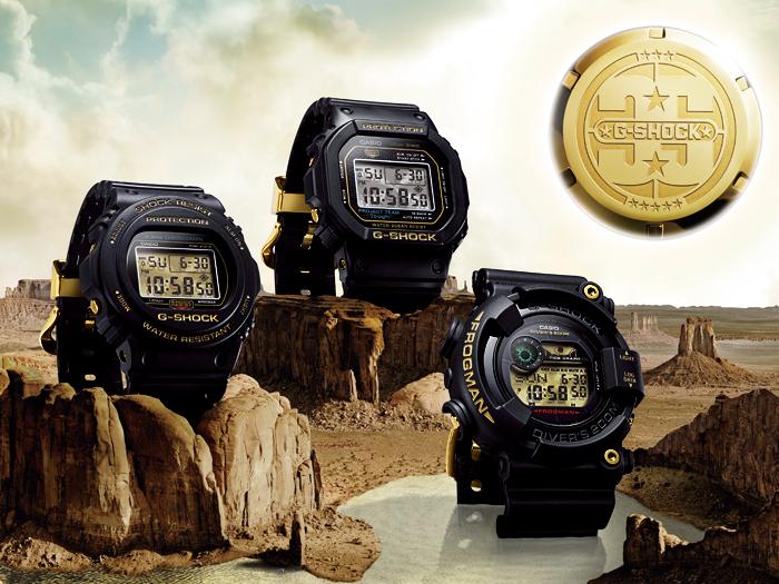 Casio Мужские кварцевые часы из нержавеющей стали 200M водостойкие, ударопрочные, с будильником GF-8235D-1B