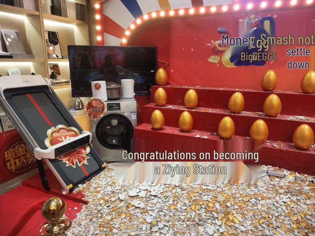 Creative Smash Golden Egg - Anniversary Event Props, Colorful Toys for Kids