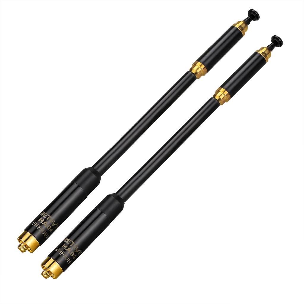 Ha04 антенна для рации Sma-f УФ двухдиапазонная портативная радиостанция 144/430 МГц для Kenwood Uv5r Uv82 H777 Rt29