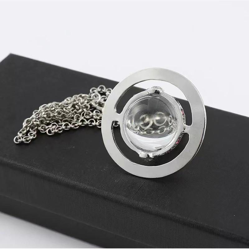 Ожерелье Сатурн Роскошный и Набор серег, изготовленный из материалов премиум-класса