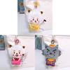 Pleasant Goat And Big Wolf Plush Keychain With Sound For Bag Decor And Collectible Fun
