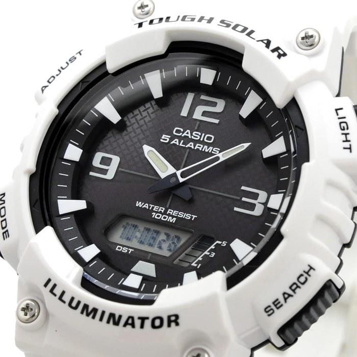 Casio AQ-S810WC-7AV Tough Solar Аналогово-цифровые кварцевые часы, Мужские