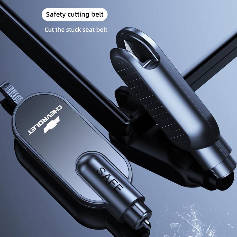 gchx7 Car Safety Rescue Hammer Emergency Escape Tool For Chevrolet Cruze Sonic Silverado Trax Camaro Captiva Equinox Trailblazer Bolt