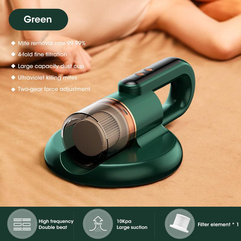 Portable Vacuum Cleaner Mite Remover USB Rechargable Dust Mite Removal 350W 10KPa Housekeeper Cleaner for Home Bed Sofa Carpet
