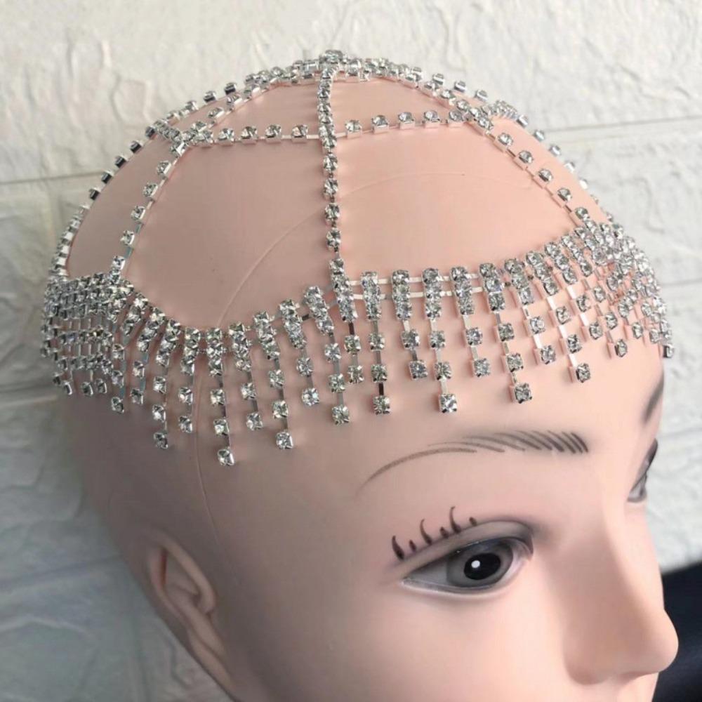 Performance Show Crystal Rhinestone Hairband Luxury Boho Headband Women Jewelry