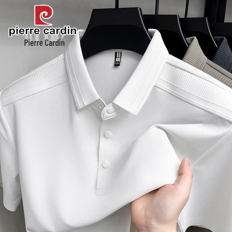 Pierre Cardin Мужская летняя рубашка-поло из ледяного шелка