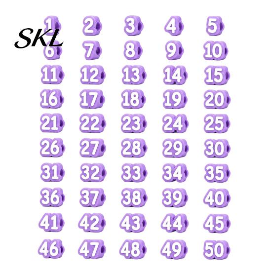 School Pencil Tracking System 1-20/1-30/1-50 Numbered Toppers, Reusable Classroom Labels Student Markers for Teachers, Organization Number Management