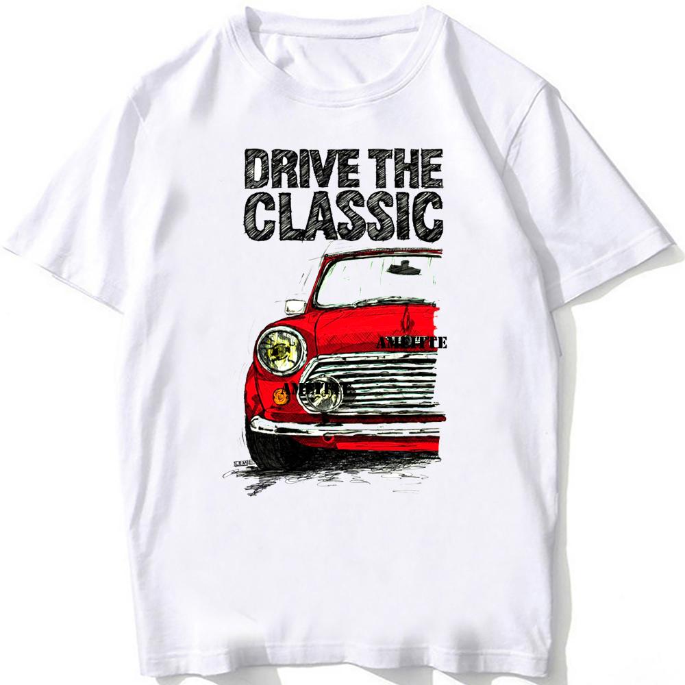 Drive The Classic Cooper Sport T-Shirt Men Short Sleeve Hip Hop Boy Casual Tees Harajuku Small Car Design Funny White Tshirt