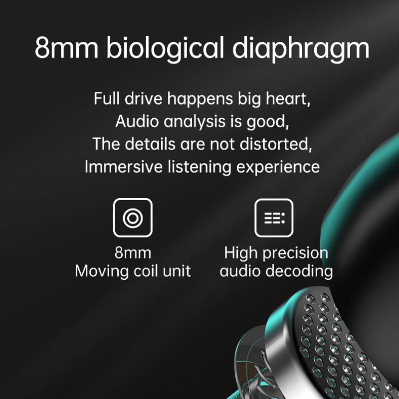 Новый продукт Bluetooth-гарнитура TWS с шумоподавлением и низкой задержкой в ​​ухе Bluetooth-гарнитура с сенсорным номером