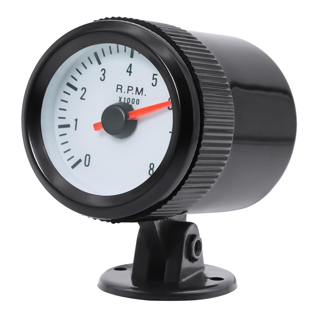 52mm Car Tachometer 0-8000 PRM Gauge With Blue LED Backlight For 1~8 Cylinder Gasoline Car Tacho RPM Meter Car Accessories