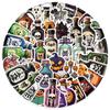 50Pcs Cartoon Halloween Medicine Bottle Series Decorative Retro Stickers DIY Mobile Phone Skateboard Waterproof PVC Holiday Stickers