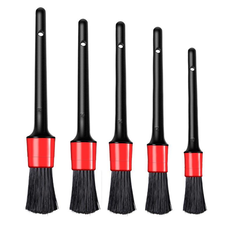 Multifunctional Soft Bristle Brush for Car Detailing: Cleans Air Conditioning, Wheel Hubs, Interior, and Edges
