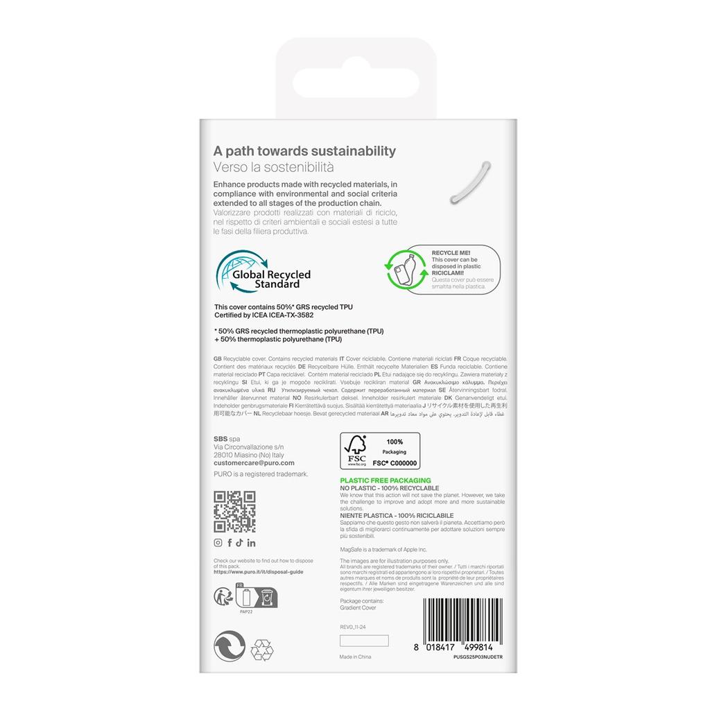 Etui Silikonowe Puro 03 Nude Do Samsung Galaxy S25+ - Przezroczyste