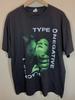 Винтажный Type O Negative Черный Нет. 1 футболка с принтом арт-группы Перепечатка AN48235 Унисекс футболка