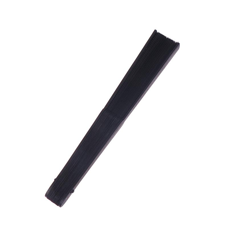 Черный ручной веер Винтажные складные веера Свадебные сувениры Принадлежности Китайский ручной веер Веер для классического танца Веер для рукоделия Легкий