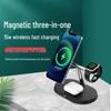 Беспроводное зарядное устройство 3-в-1 для телефонов Apple и Huawei, Магнитная зарядка для наушников и часов