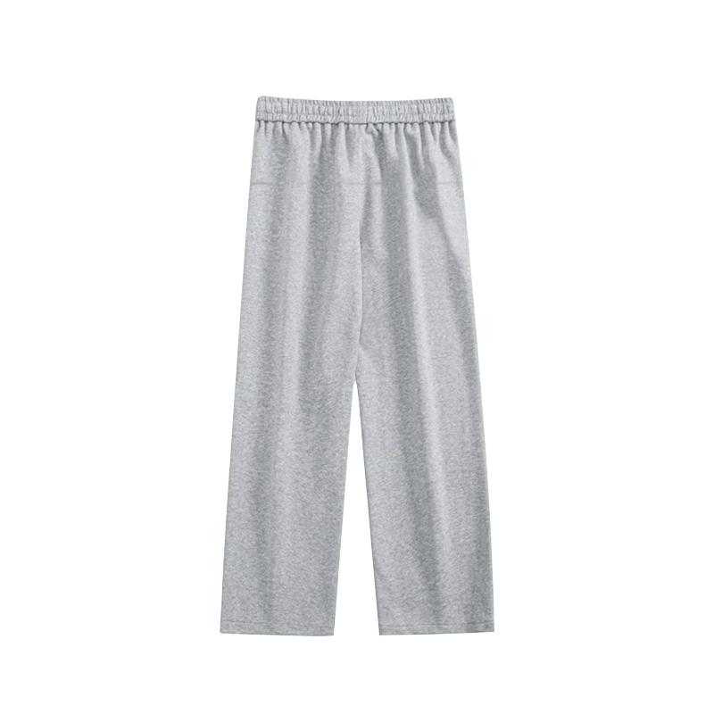 Логотип Li Ning Дышащие Удобные Студенческие Универсальные Повседневные Брюки Спортивные Брюки Прямого Покроя на Шнуровке Унисекс AWDU24-1