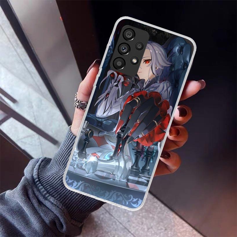 Arlecchino Genshin Impact Phone Case For Samsung Galaxy A52 A51 A50S A32 A22 A12 A02S A72 A71 A31 A70 A30S Note 20 Ultra 10 Plus
