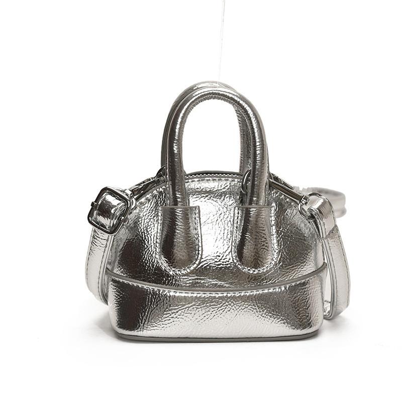 Городская минималистичная сумка-ракушка из ПУ с молнией для повседневного использования для девушек