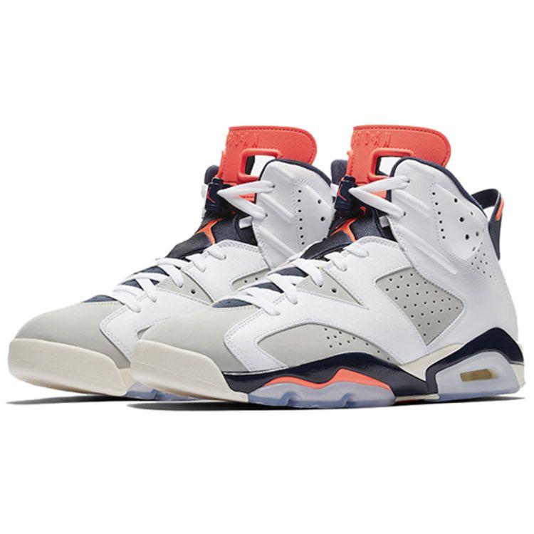 Мужские кроссовки Air Jordan 6 Retro Tinker красный белый инфракрасный-23-нейтральный-серый-белый-парус 384664-104