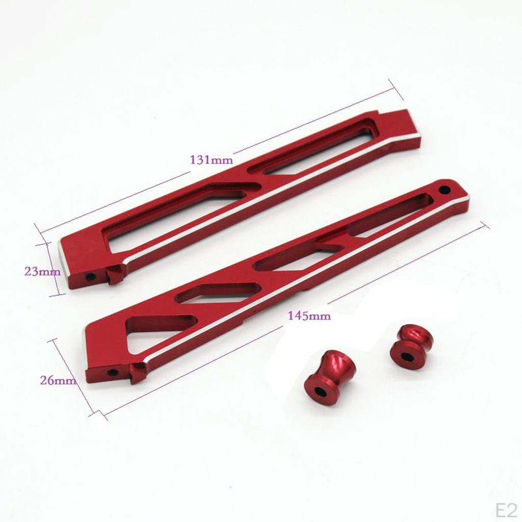 1 paar RC Crawler Car Aluminum Alloy Chassis Front and Rear Support /7 6S Vehicles Buggy Trucks
