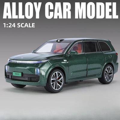 1/24 Li L9 внедорожник литой сплав модель автомобиля игрушка имитация транспортных средств инерционный звук свет коллекция игрушек для детей подарки на день рождения