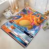 Potdemiel Japanese Anime Classic Charizard Card Printed Carpet Living Room Mats Bedroom Decor Rug Crawl Mat Great Holiday Gift