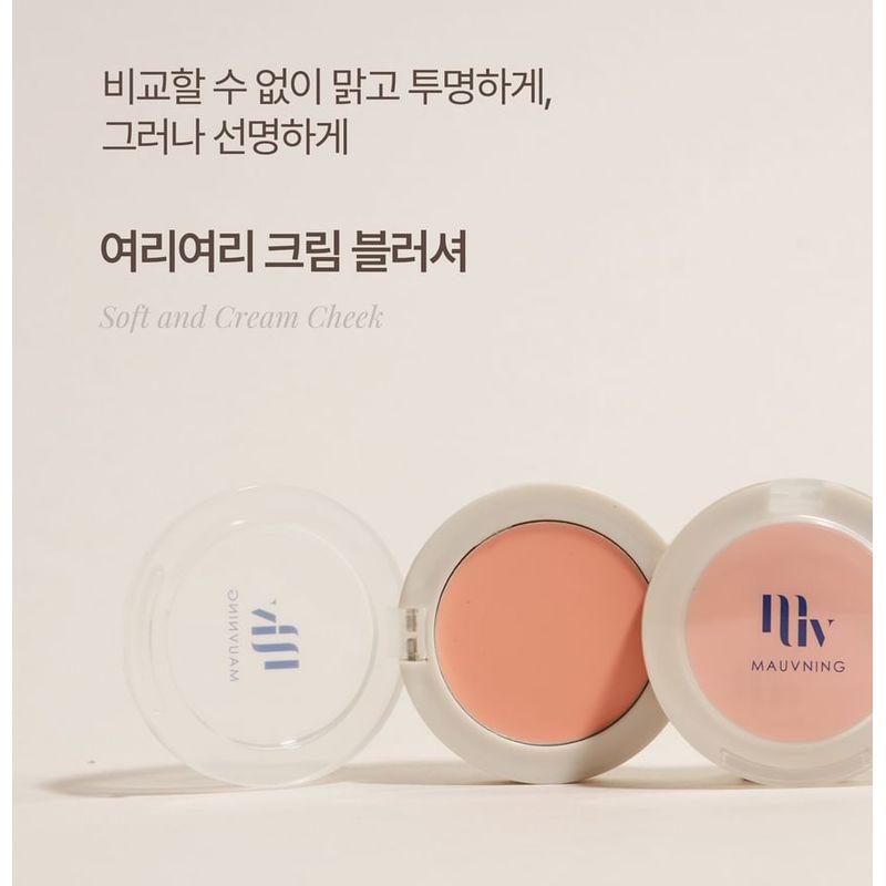MAUVNING - Dewy Pale Cream Cheek - 4 Colors