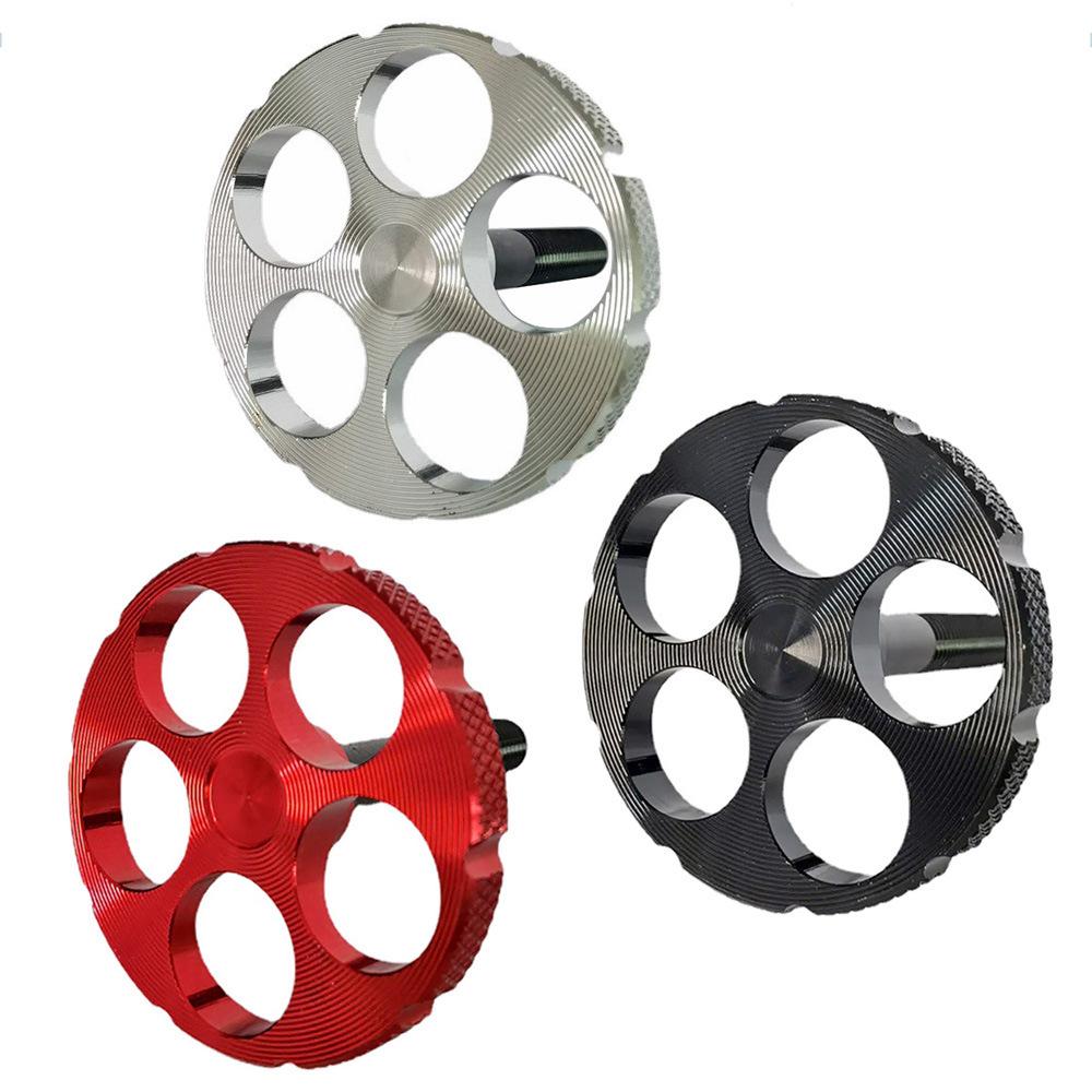 Xiaobu Guo Aluminum Alloy Bike Accessory: Five-Hole Round Folding Handle.