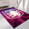 Ковер с логотипом Aston Villa для гостиной, спальни, дома, украшение дивана, нескользящий коврик для детских игр