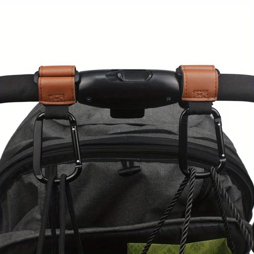 Universal Stroller Hooks Clip Heavy Duty Hanging Organizer For Diaper Bags Used For Baby Care And Outdoor Activities