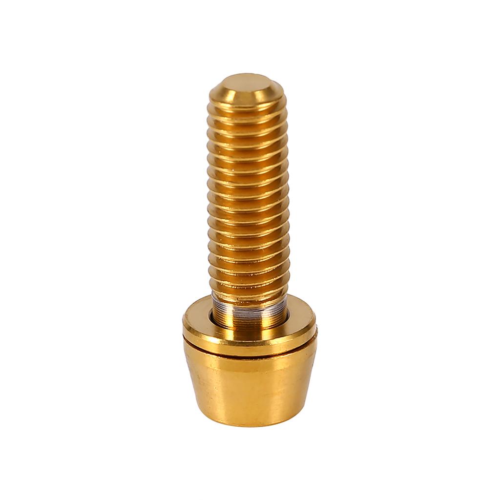   Alloy   Tapered   Screw With Washer For Mountain Bike(colorful)