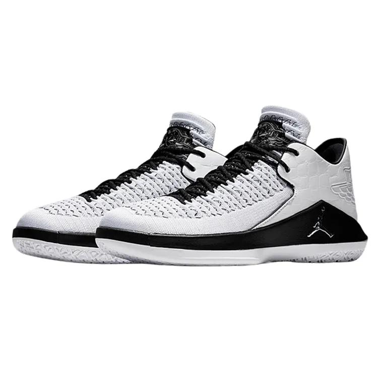 Air Jordan 32 Low PF 'Wing It' (Unisex) White / Metallic Silver-Black Basketball Shoes AH3347 102