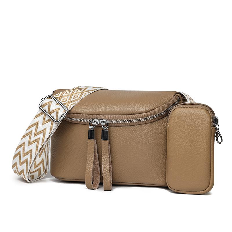 Women's Genuine Leather Messenger Bag  Crossbody Leather Bag  Daily Fashion  Wallet Use  Mobile Phone Pouches  Designer Bag
