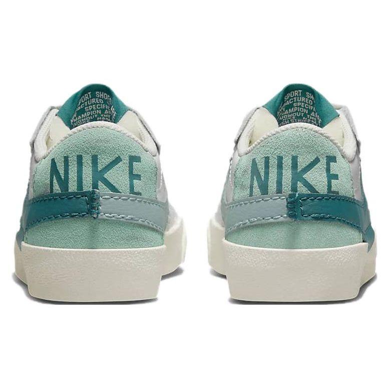 Nike Blazer Low 77 Jumbo Summit White Geode Teal Womens Sneakers DQ1470-106