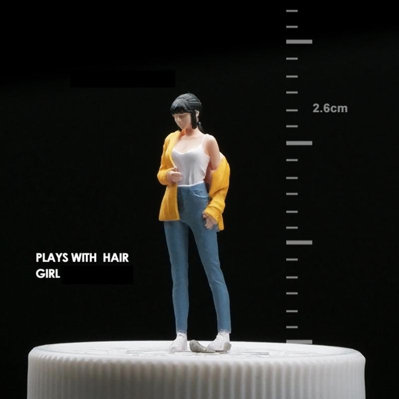 Детальные Миниатюрные Смоляные Коллекционные Фигурки Масштаба 1/64 Ручной Работы Идеально Подходят Для Макетных Железных Дорог И Диорам