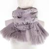 Great LOUIS VUITTON Scarf Esharp Logomania With fringe wool Women M74742 Used
