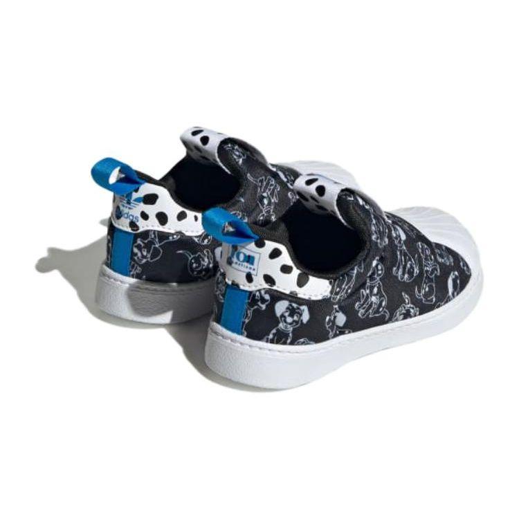 Disney X Adidas Superstar 360 I 101 Dalmatians - Puppy Print Baby Sneakers Black Core-Black Cloud-White ID9711