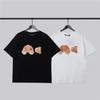 Летняя высококачественная, модная, простая хлопковая футболка с короткими рукавами и принтом в стиле знаменитостей для пар, мужчин и женщин
