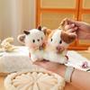 Soft Plush Dog Pendant Funny Cartoon Animal Keychain Creative Bear Doll Key Ring  Children