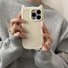 Милый чехол для телефона CartoonGirly с кошачьими ушками для iPhone 16 15 14 13 12 Pro Max XS 7 8 XR X Plus