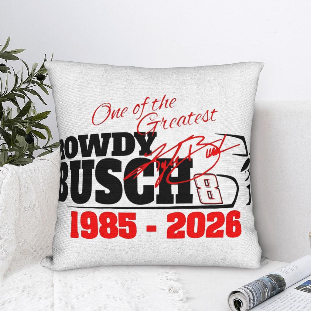 Kyle Busch Pillow Covers Merch Soft Cushion Cover Decoration Pillow Case Cover Home Multi-Size