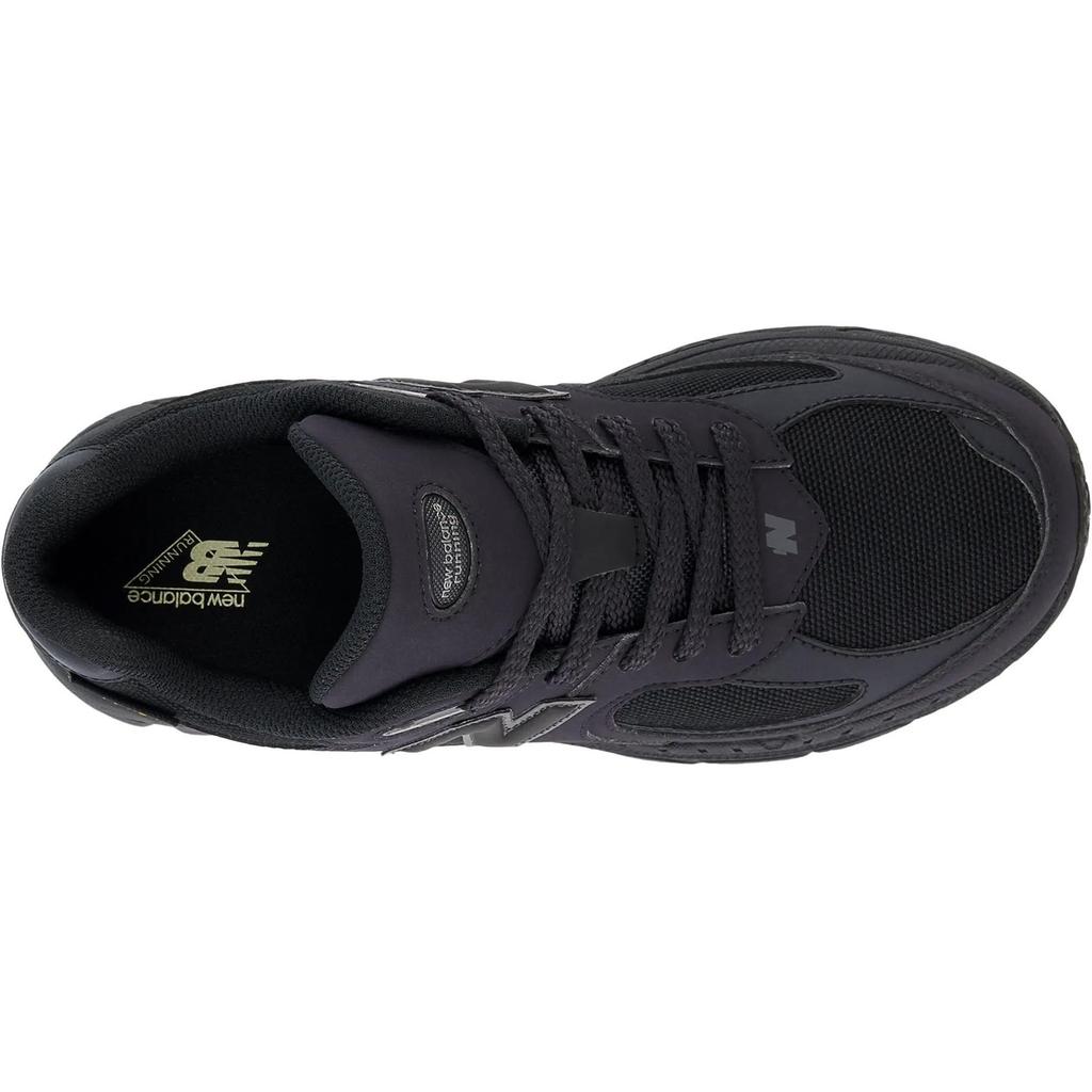 New Balance NB 2002 ПУ Полиуретан Устойчивые к истиранию Низкие Детские Lifestyle Кроссовки Черный Подростки GC2002PJ