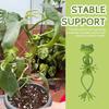 Plant Stand Frog Shaped Reusable Cable Wire Tie Cute Stable Support For Small Potted Plants Adjustable Flexible Clip For Stem