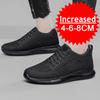 Fashion Fashion Sneakers Men Elevator Shoes Height Increase Insole 8CM Black Taller Shoes New Man Breathable Leisure Sports Plus Size 47