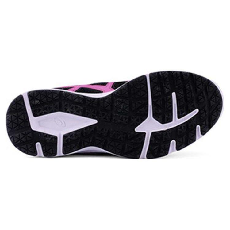 Asics Cultiv Удобная ткань Синтетическая кожа Низкий верх Повседневные кроссовки для бега Женские кроссовки Черный Розовый 1012A545-001