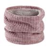 Windproof Knitted Neck Warmer Winter Neck Gaiter Fleece Lined Scarf Circle Loop Scarves