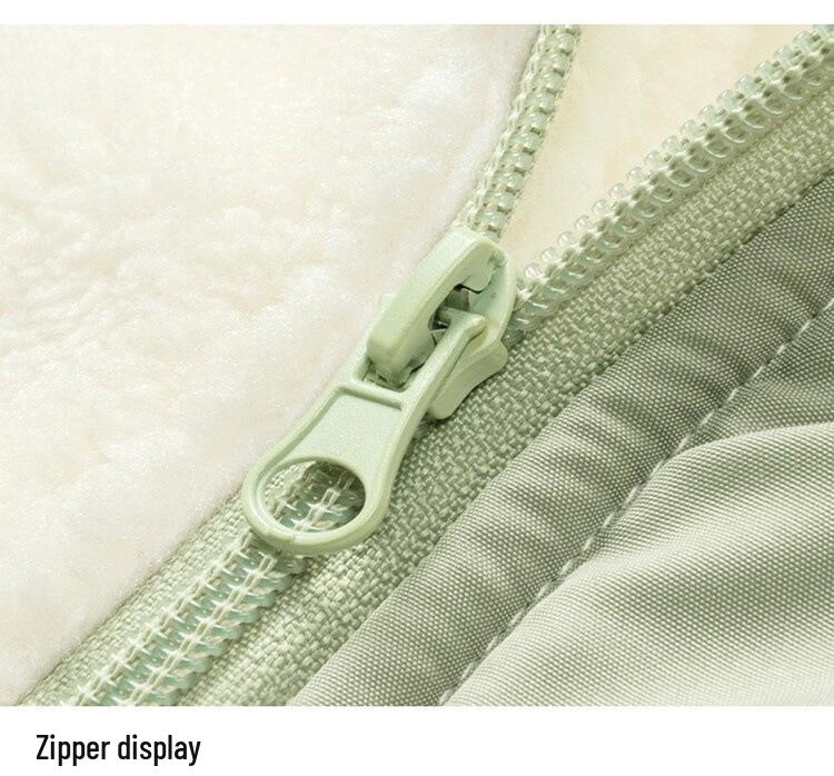 Модное пальто из натуральной шерсти ягненка в корейском стиле: Свободный, универсальный и мягкий для весны и осени