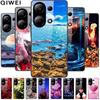 Закаленное Стекло Чехол для Телефона Для Xiami Poco M6 Pro Чехол Милые Жесткие Поликарбонатные Задние Панели На для Poco M6 Pro 4G Чехлы Защитный Колпачок Новый