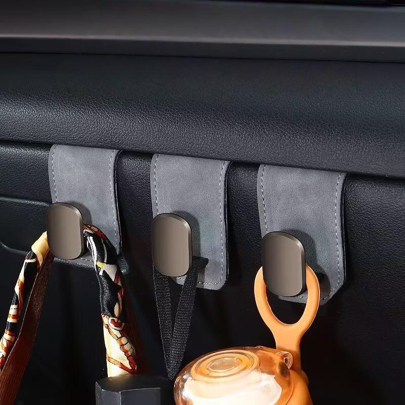 1pc Car Storage Hooks - Glove Box Hook Car Front Seat Storage - Metal Hook Rollover Fur Inside Car Interior Accessory Organizer